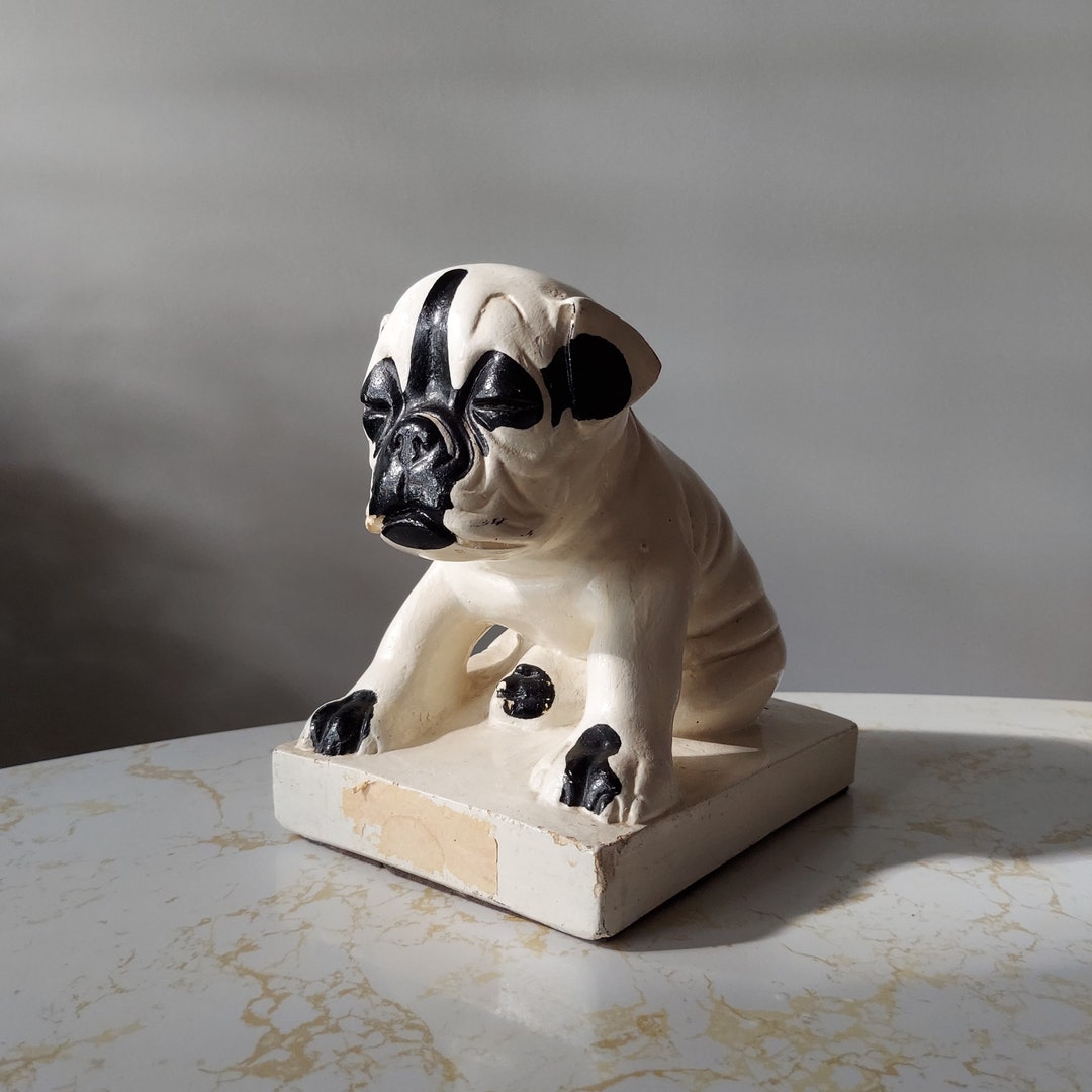 アンティーク雑貨 Vintage Chalkware Bulldog Vintage chalkware Bulldog