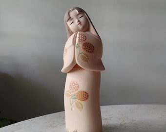博多人形三宅隆作家物Japanese pottery doll