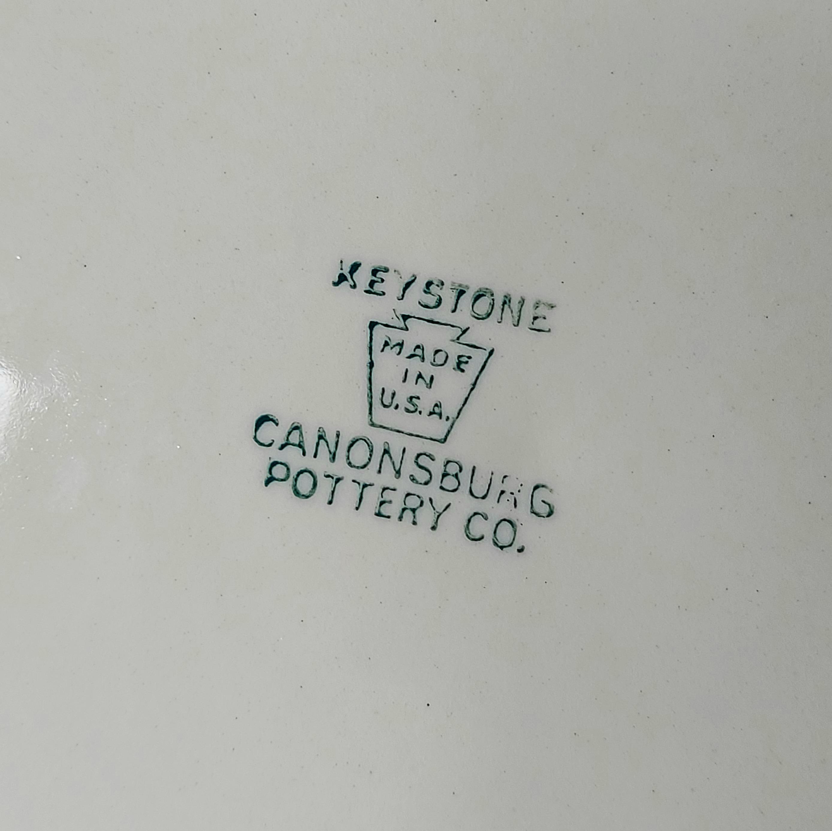 Keystone Floral Vintage Keystone Floral Dinner Plate: 1940s Golden Fragrance ...