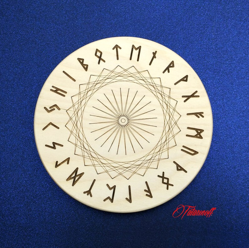 Wooden runes FUTHARK Fortune telling Set of 241 runes Etsy