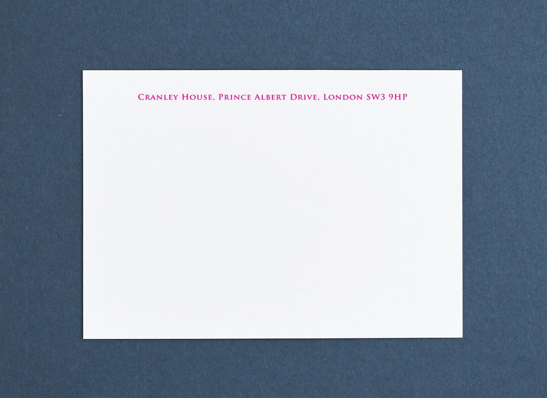 Personalised Note Cards / Personalised Stationery / Customised Thank