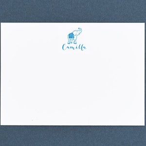 Biglietti di auguri personalizzati per bambini / Childrens Kit Custom stationery / biglietti di ringraziamento / personalizzata stazionario / Ocean Blue