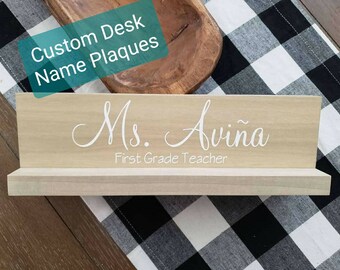 Custom name plaque/Desk name plate/School counselor office/counselor gift/teacher gifts/Teacher name plate/Personalized gift/Christmas gift