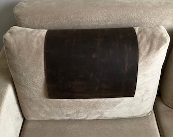 Leather Armrest Cover Couch Arm Wrap Protector Sofa Furniture Guard Cowhide Genuine Hide Pad Custom Sofa Cover Leather Sofa Protect