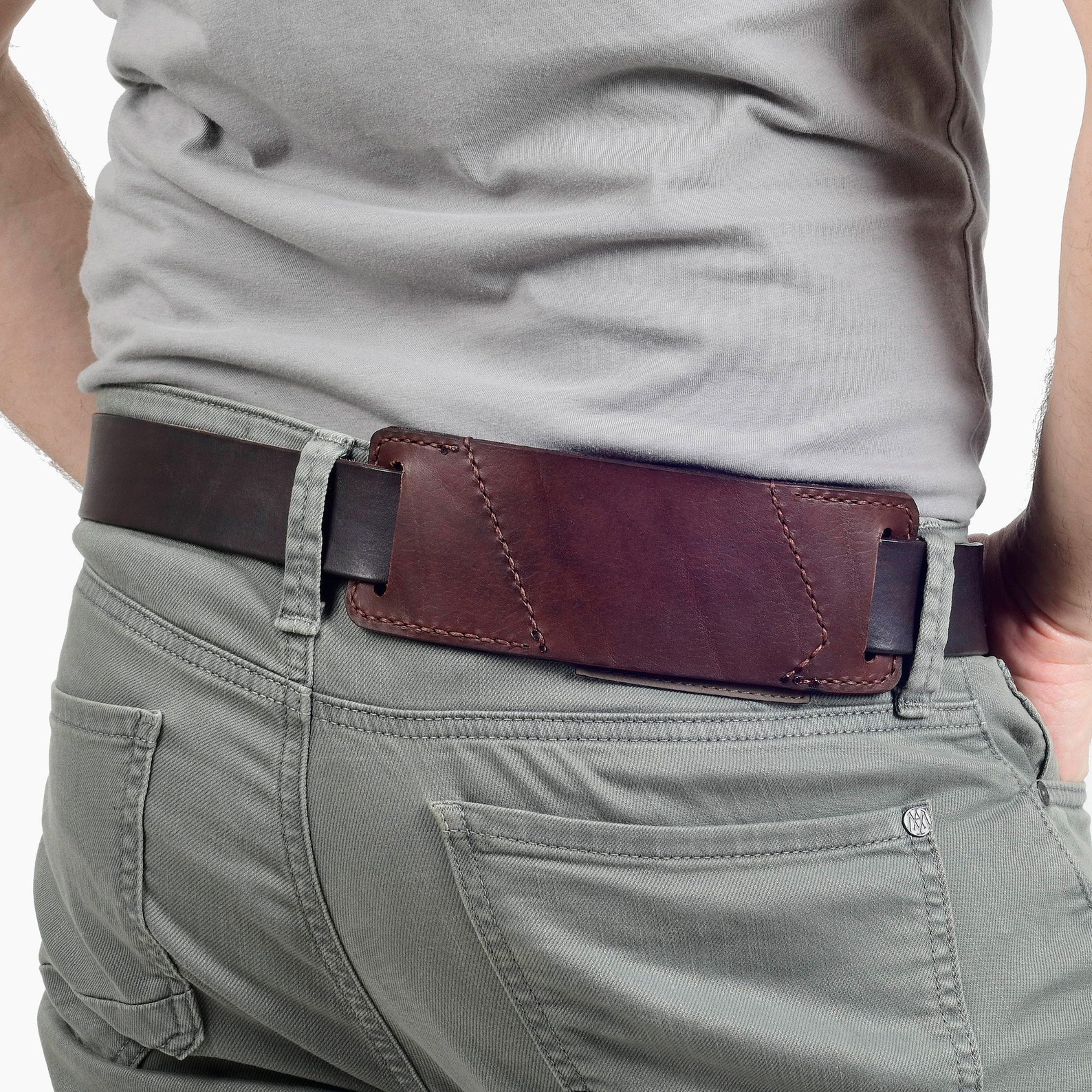 Leather Iphone Belt Holster in Tan Custom Iphone Belt Holder Etsy