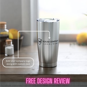 Corporate Gift, Custom Logo Tumbler, Insulated Tumblers, Closing Gift, Promotional Items, Custom Tumbler, Laser Engraved, Travel Mug, Cup