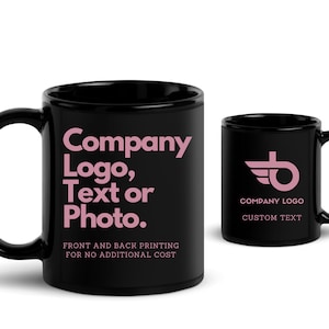 Tazza con logo personalizzato per azienda, regalo di squadra, tazza da ufficio stampata, regalo aziendale, tazza per cliente, tazza da lavoro personalizzata, apprezzamento dei dipendenti