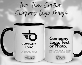 Custom Mug with logo Bulk Company Mug Logo Cup Corporate Wholesale Realtor Closing Gifts For Client Gift For Coworker Gift For Team Gift