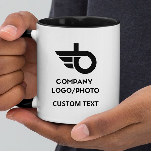 Custom Mug Company Logo Coffee Mug Custom Logo Cup Realtor Closing Gifts For Client Gift For Coworker Gift For Team Gift For Boss Bulk Gift