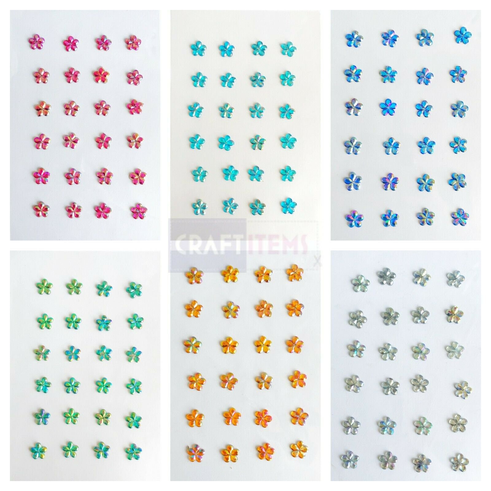 Artskills Gemstone Stickers Variety Pack, 1400 Pcs, Multicolor
