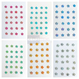 Self Adhesive Diamante Stick On Rhinestones Gems Crystals Daisy Flowers Craft