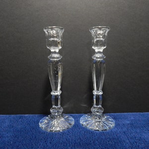 Antique Crystal Candle Stick Holders