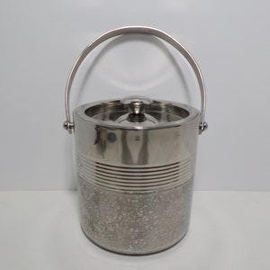 Vintage Stainless Steel Ice Bucket