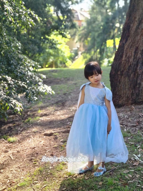 blue ice queen dress Elsa Costume, Princess Birthday Party Set, Girls Sequins Outfit and its fully detachable ModelB_Hoco ALESSIO DUSTER - BLACK Style:D999BCLMEDSLJY