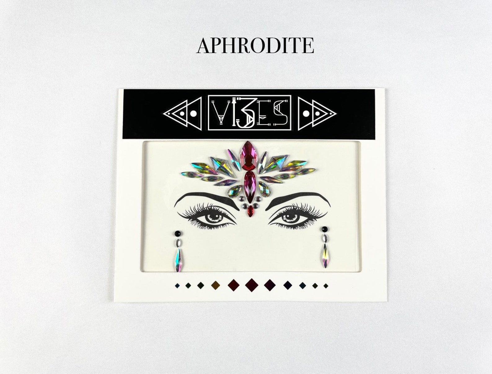 Rhinestone Face Jewels Adhesive Stick on Face Jewels Sticker Etsy