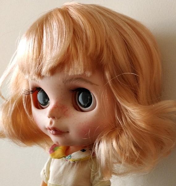 Blythe Doll Pink Blonde Hair Natural Tone Skin Custom Ooak Etsy