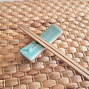 Handmade Traditional Korean Celadon Rest for Spoon, Chopsticks, or Gong Fu Cha Tools