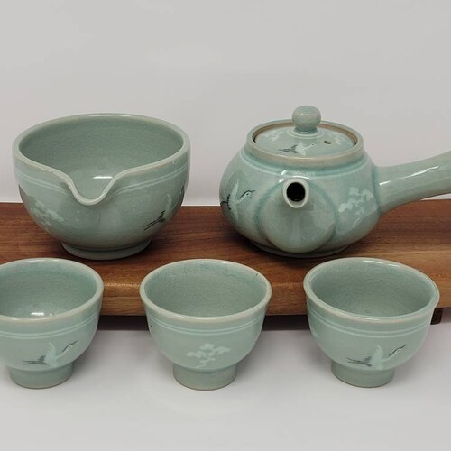 Korean Celadon Tea Cup Etsy