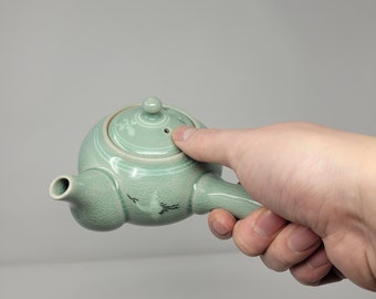 青磁茶器　ティーセット　陶磁器　骨董　アンティーク　梨花　韓国 韓国茶器。陶磁器青磁、白磁の販売・夢市場本店