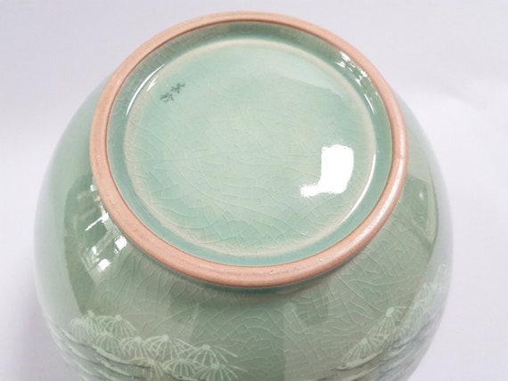 Dangozai Four-Leaf Clover Shaped Celadon Bowl Set for Two (2