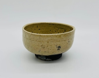 Handmade Apple Tree Ash Glaze Woodfired Raku Chawan Japanese Korean Matcha Tea Bowl