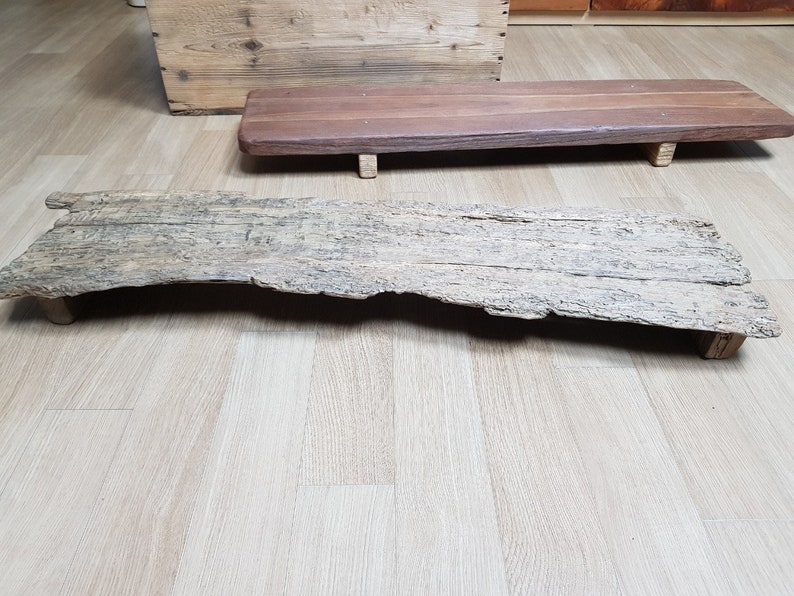 Handcrafted Korean Reclaimed Wood Tea Table from Jeju Island, Go Handcrafted Korean Reclaimed Wood Tea Table from Jeju Island, Go