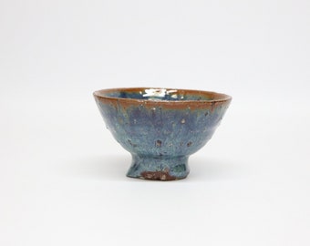 Handmade Wood Fired Korean Teacup with Byulbam Glaze on Johap Clay, Tea Ceremony