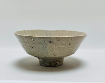 Handmade Korean Wood Fired Jungho Dawan, Tea Bowl