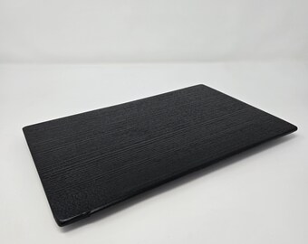 Handmade Korean Ottchil Lacquer Wood Tea Tray | Gong Fu Cha Ceremony Tray by Kang Sung Won (11.7x7.5")