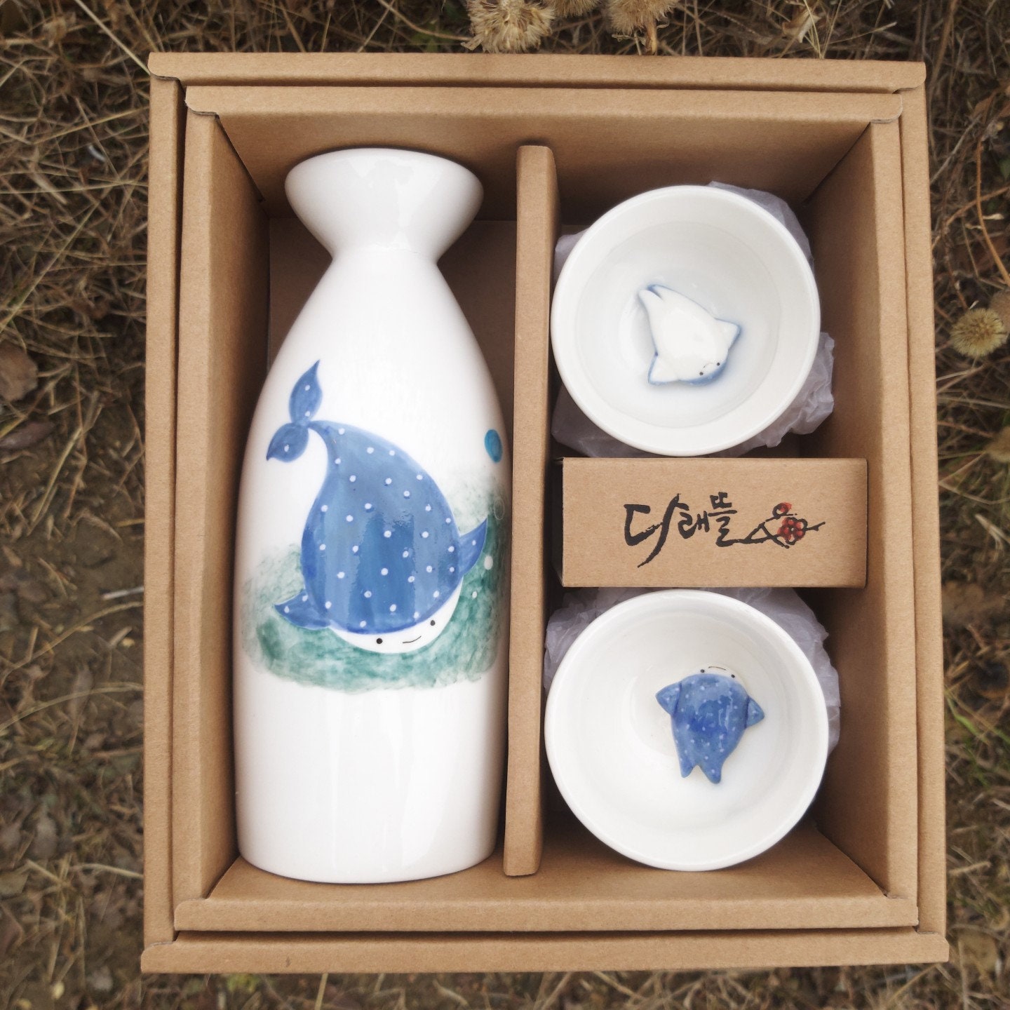 Handmade Japanese Sake Set, Pottery Sake Set, Unique Sake Set