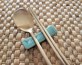手鍛造のバンジャユギスプーン箸セット：韓国食器 - Etsy 日本