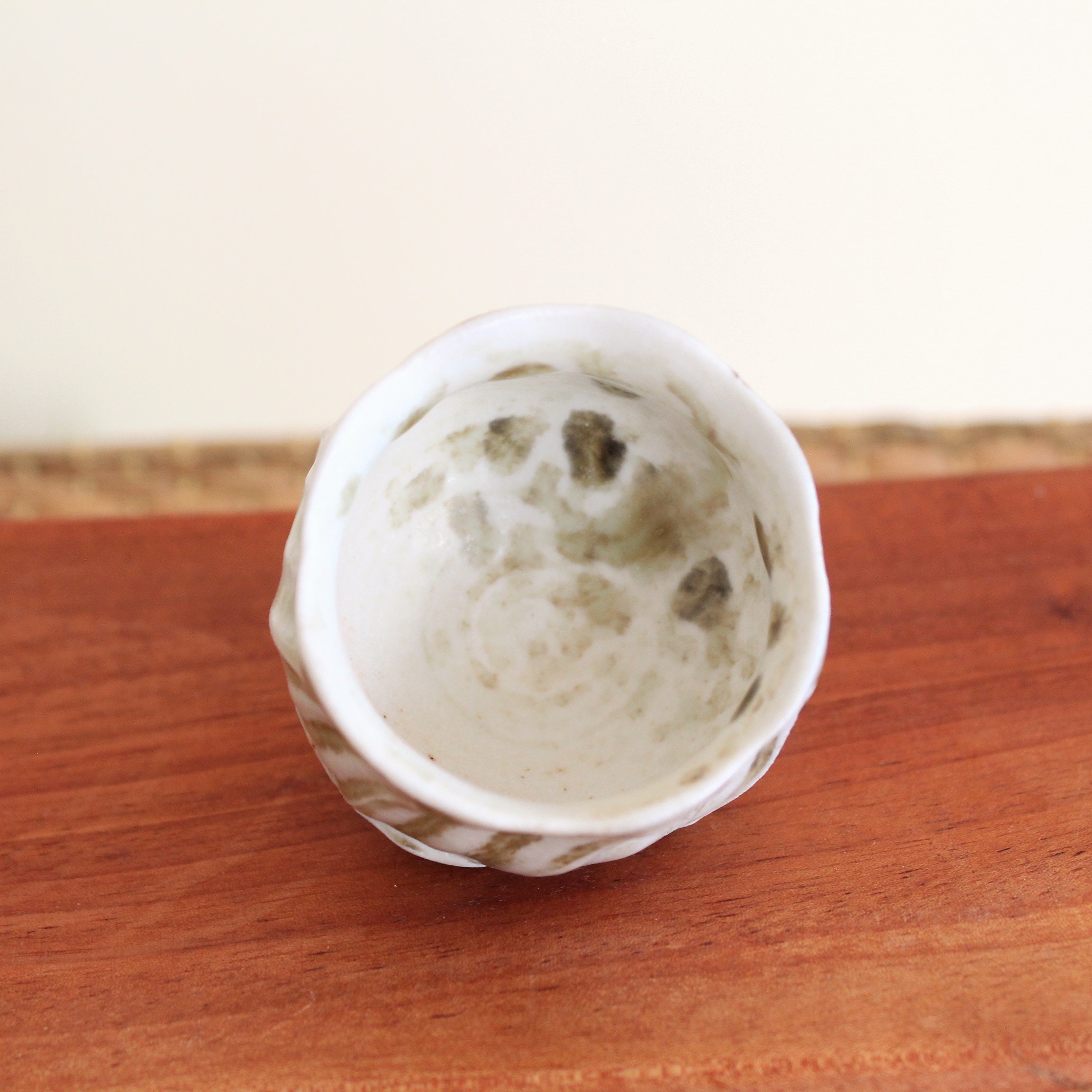 Handmade Charcoalfired Korean Tea Cup / Sake Cup, Small