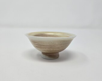 Handmade Wood-fired Korean Natural Glazed Baekja Porcelain Teacup, Sake Cup, Gong Fu Cha, Tea Ceremony