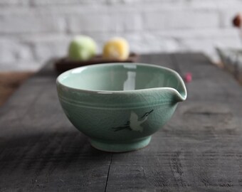 手作り韓国青磁茶器セット：雲鶴、功夫茶 - Etsy 日本