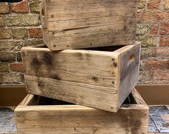 Extra Strong Storage Crates - Set of 3