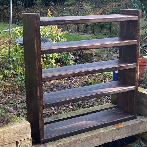 Reclaimed Wood Shoe Rack Etsy UK