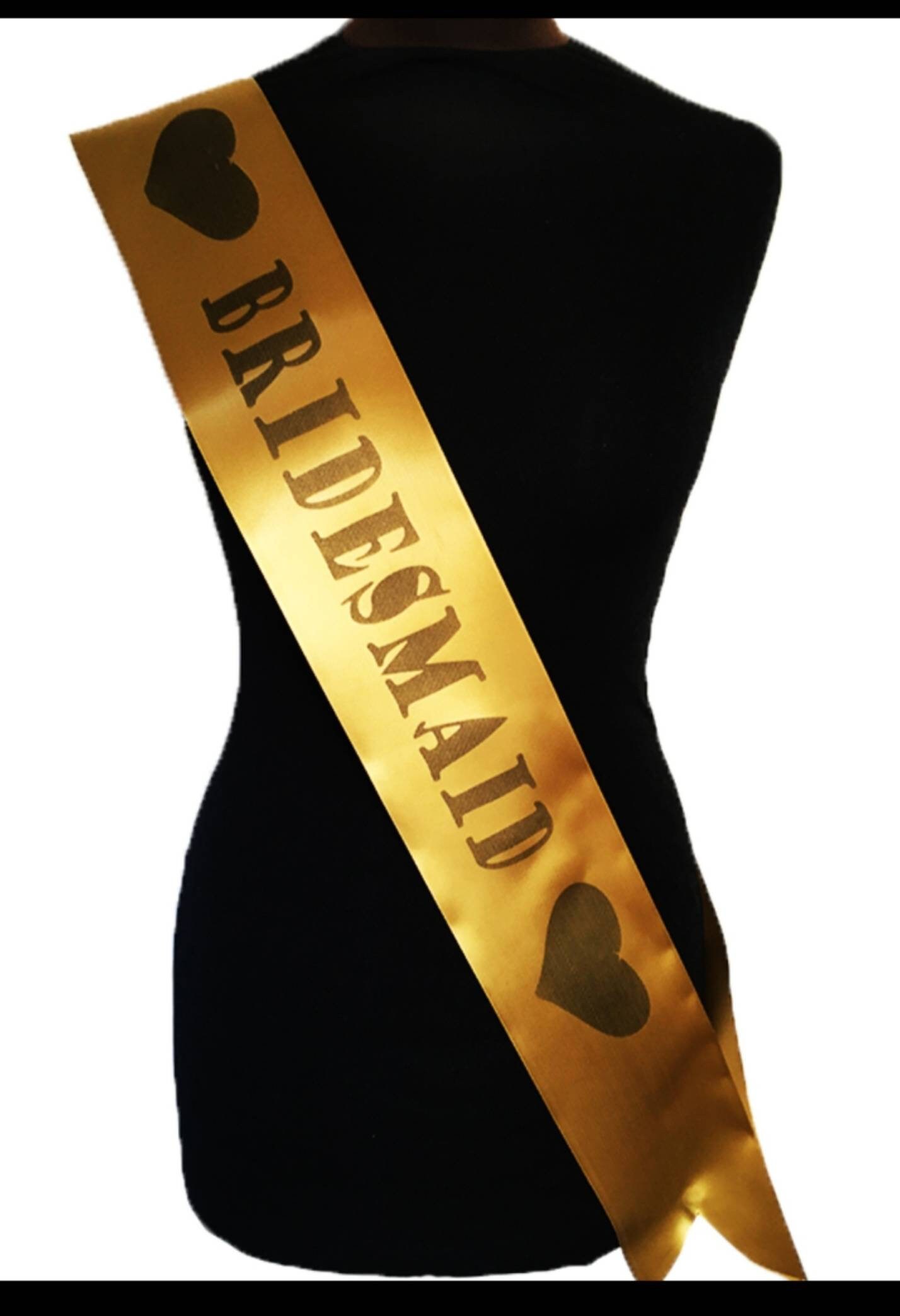 Personalised Party Sash High quality printed ribbon with | Etsy