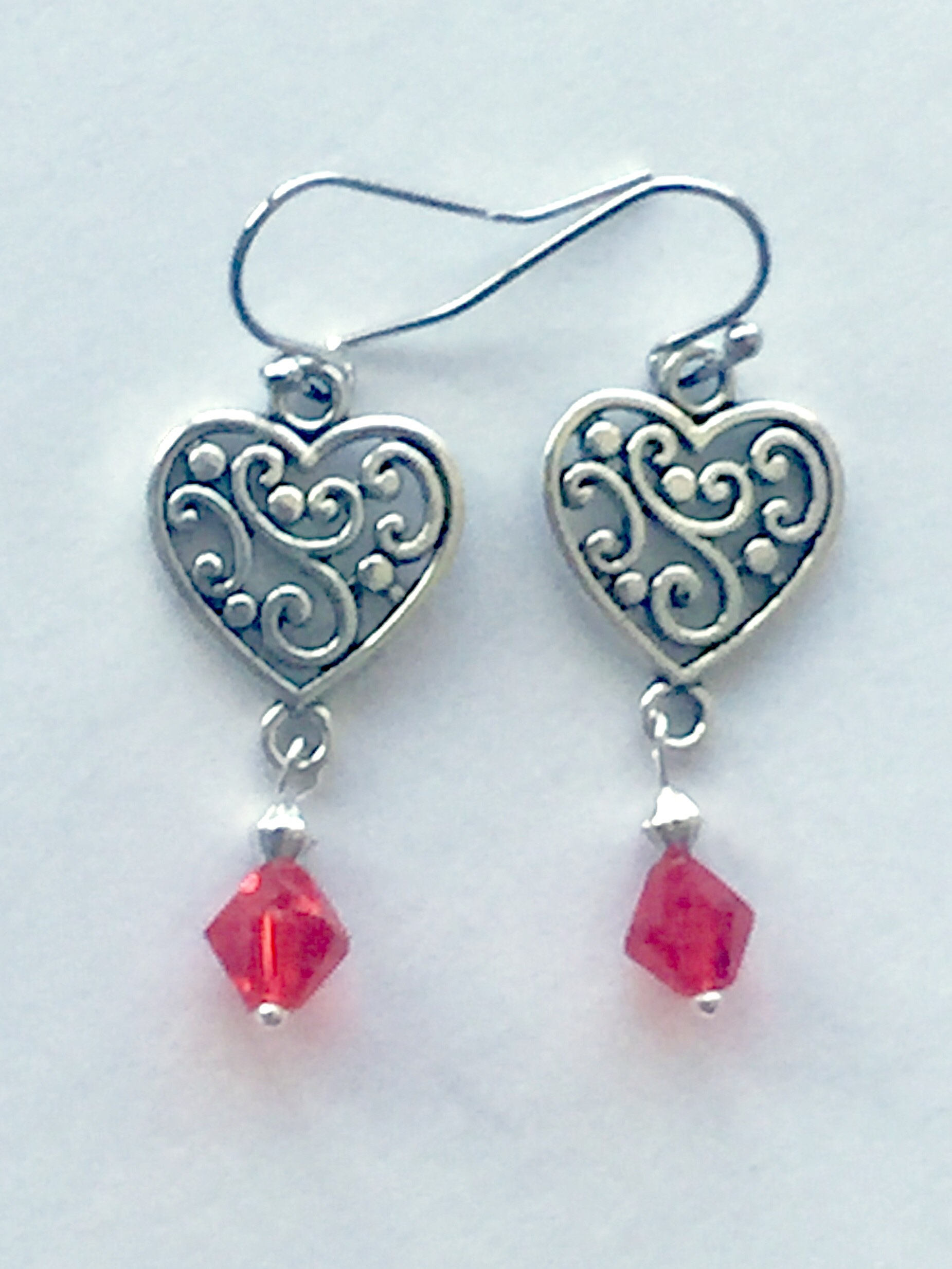 I Love You Earrings Valentine's Day Earrings Engraved - Etsy UK