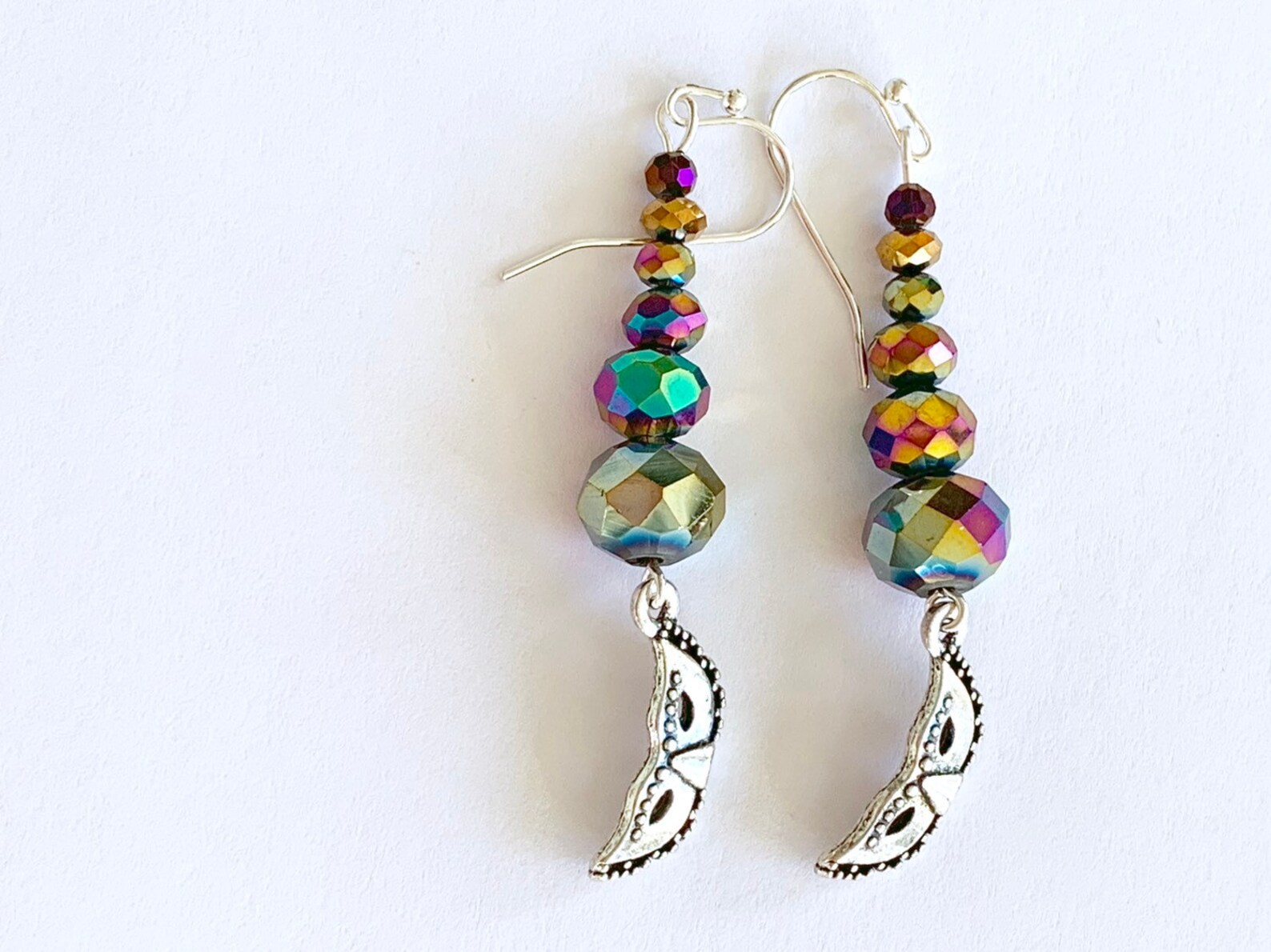mardi gras mask earrings
