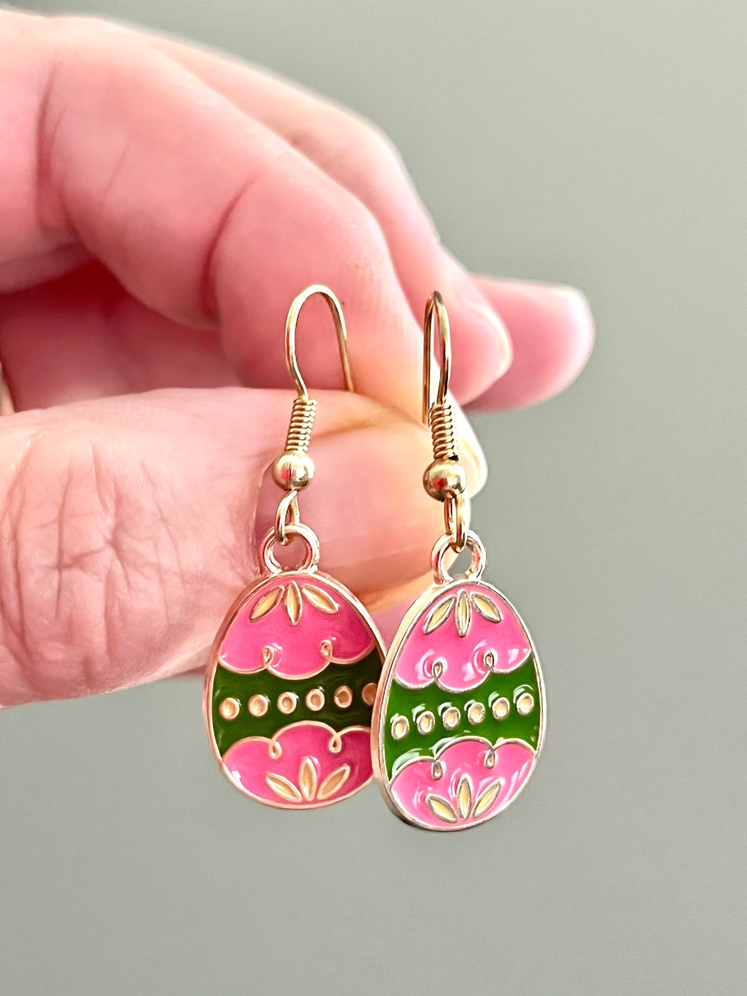Easter Egg Earring Green main image 1