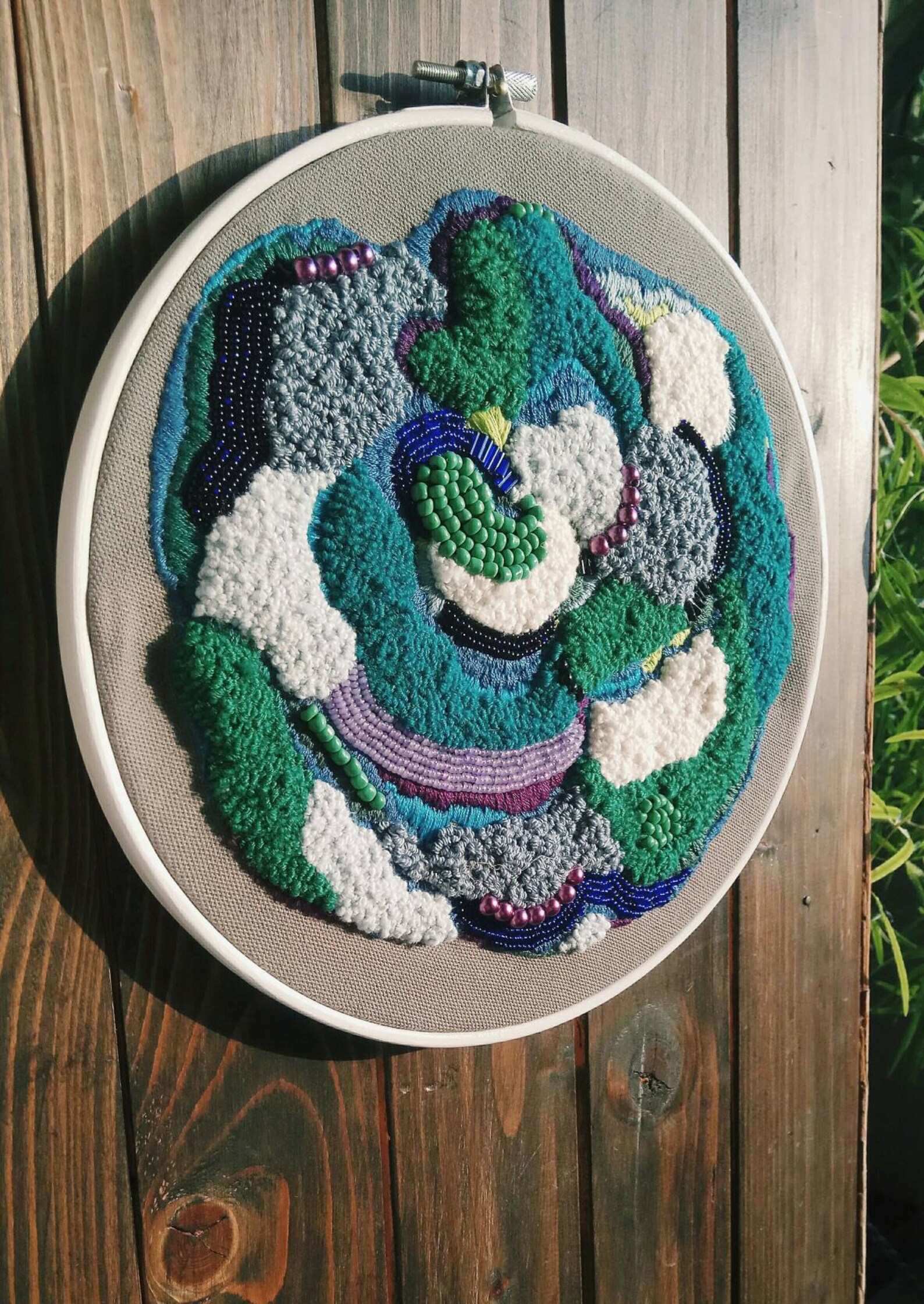 Embroidery wall art abstract wall hanging modern embroidery  etsy Embroidery wall art abstract wall hanging modern embroidery  etsy