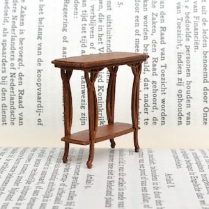 Art Nouveau Side Table dollshouse miniature 1:24 kit