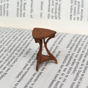 Art Nouveau Stool dollshouse miniature 1:24 kit