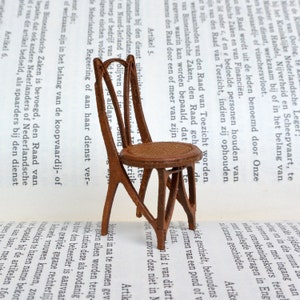 Art Nouveau Chair dollshouse miniature 1:24 kit