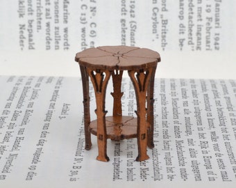 Poppy Table - dollshouse miniature 1:24 kit