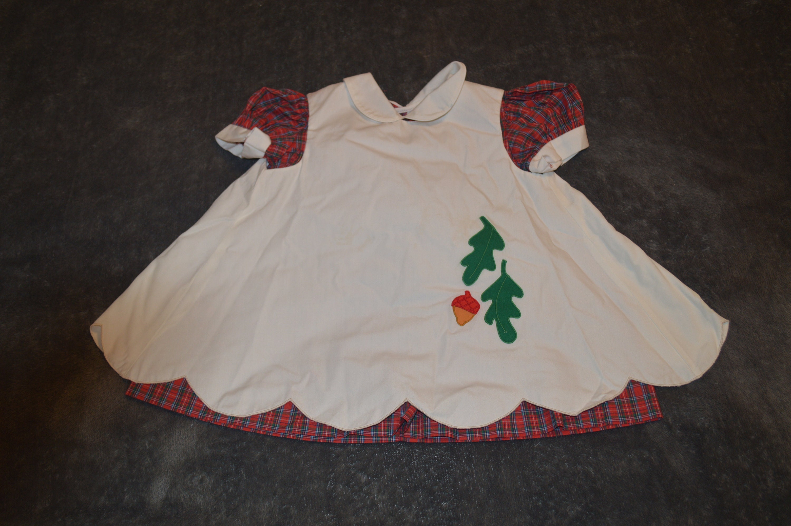 Magnolia Baby Girls Chloe's Classics Red Smocked Holly Dress main image 0