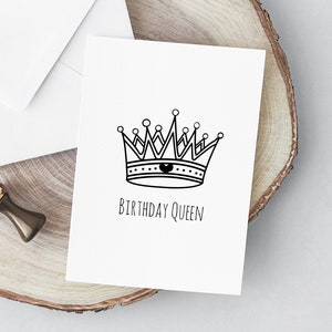 Carte d'anniversaire reine Joyeux anniversaire meilleur ami