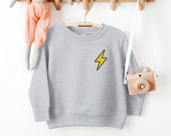 Lightning Bolt Kids Jumper Embroidered