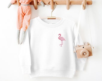 Flamingo Kids Sweatshirt Cute Personalised Clothing