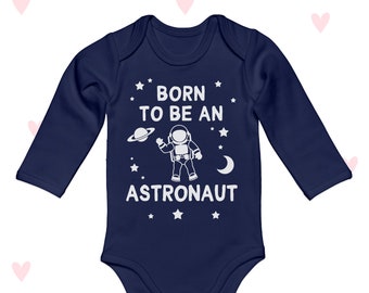 Astronaut Baby Grow: Long Sleeve Space Theme Bodysuit